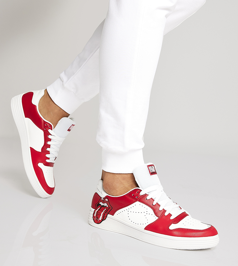 PALMILLA Color Block Lace-Up Sneakers