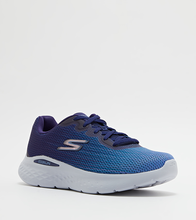 Skechers navy best sale blue running shoes