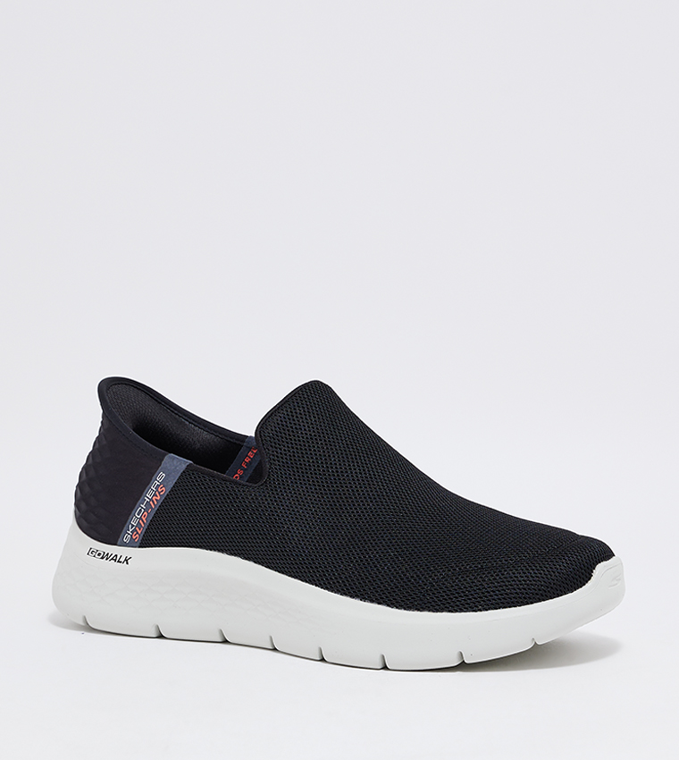 Buy Skechers GO WALK FLEX Slip On Shoes In Black | 6thStreet Saudi Arabia