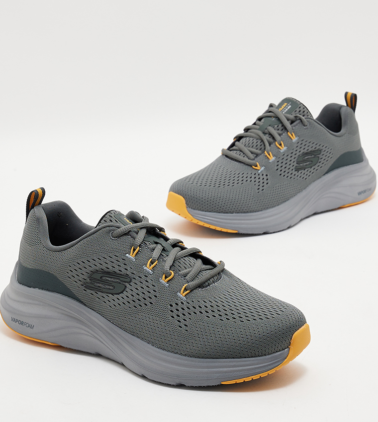 Buy Skechers VAPOR LITE Lace Up Shoes In Olive | 6thStreet Qatar