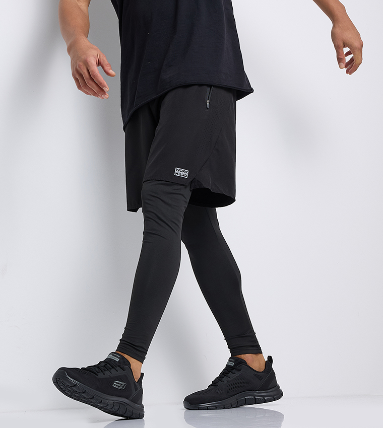 TRACK Logo Detail Running Shoes