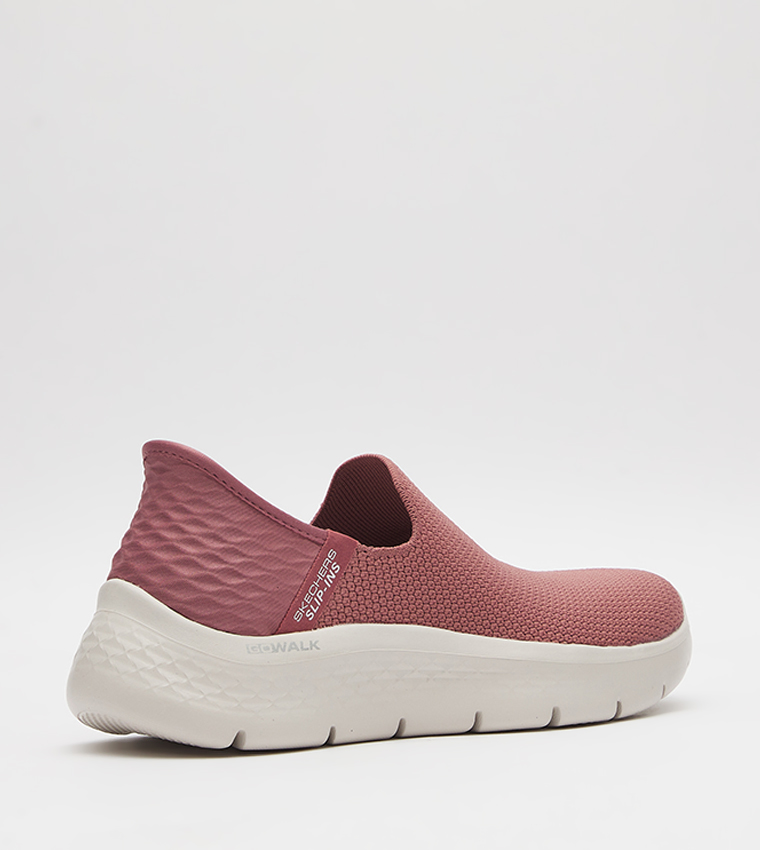 Buy Skechers GO WALK FLEX Slip On Shoes In Pink | 6thStreet Qatar