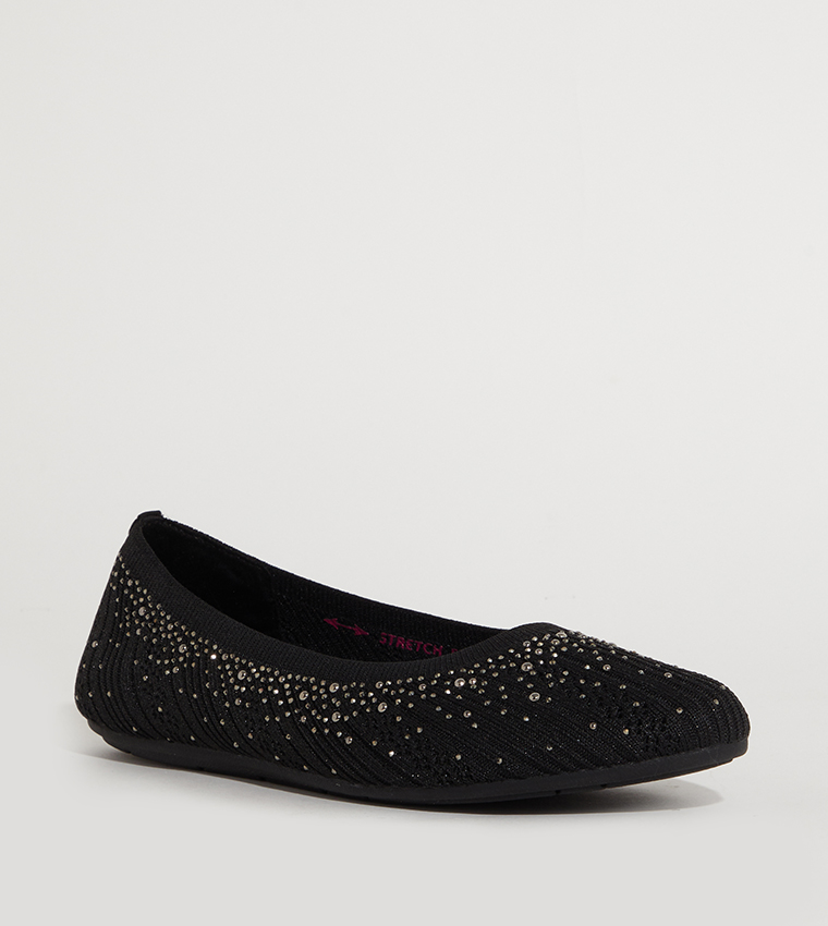 Buy Skechers CLEO 2.0 Embellished Ballerinas In Black 6thStreet Oman