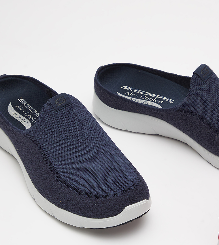 Buy Skechers ARCH FIT REFINE Clogs In Blue | 6thStreet UAE