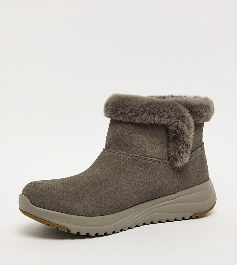 ON-THE-GO STELLAR Plush Trim Ankle Boots