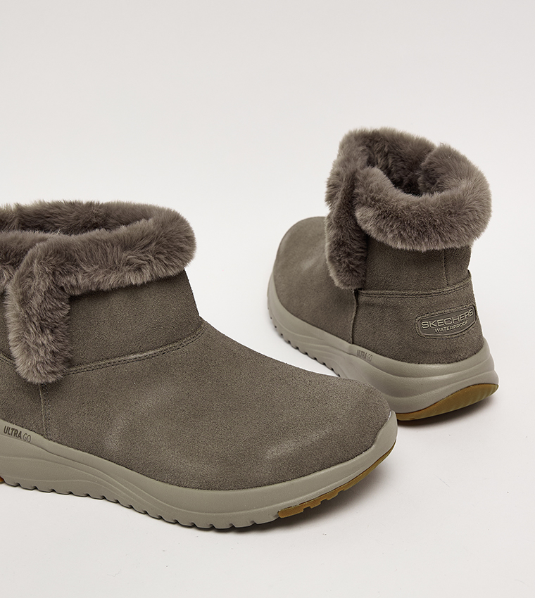 ON-THE-GO STELLAR Plush Trim Ankle Boots