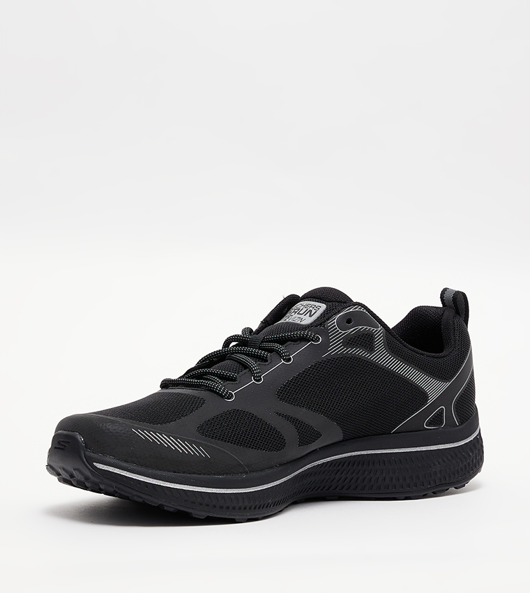 Buy Skechers GO RUN CONSISTENT Lace Up Shoes In Black | 6thStreet Oman