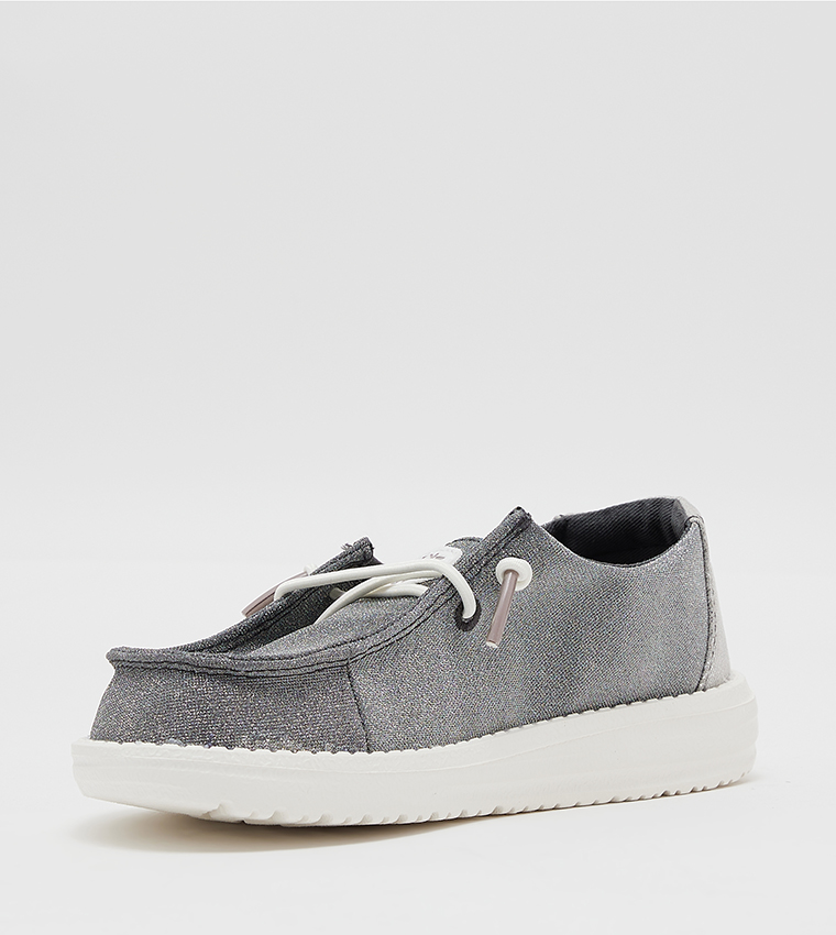 WENDY Metallic Slip-On Casual Shoes