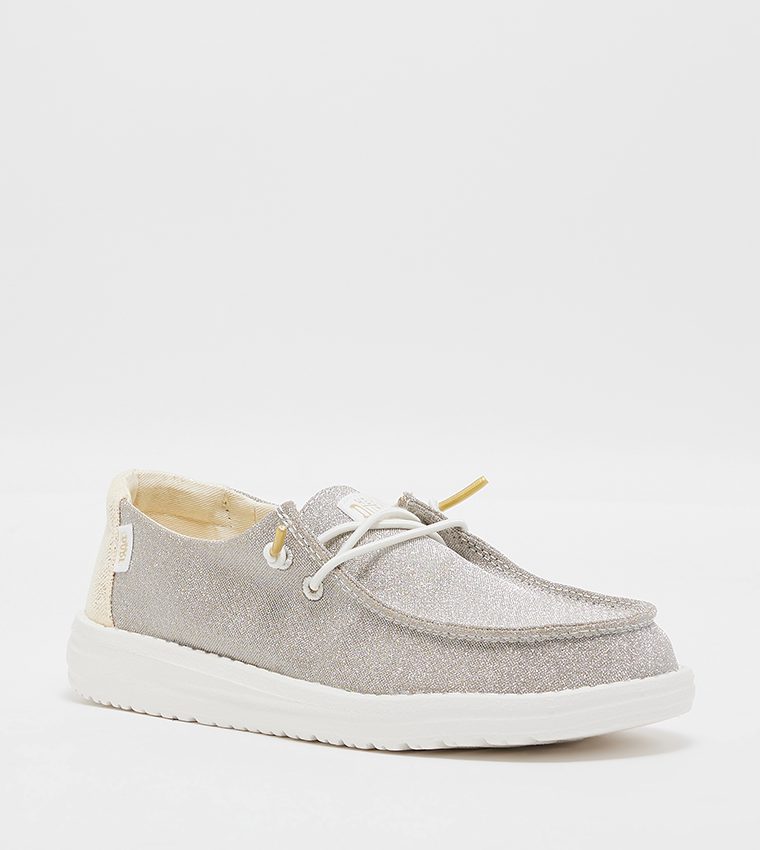 WENDY Metallic Slip-On Casual Shoes