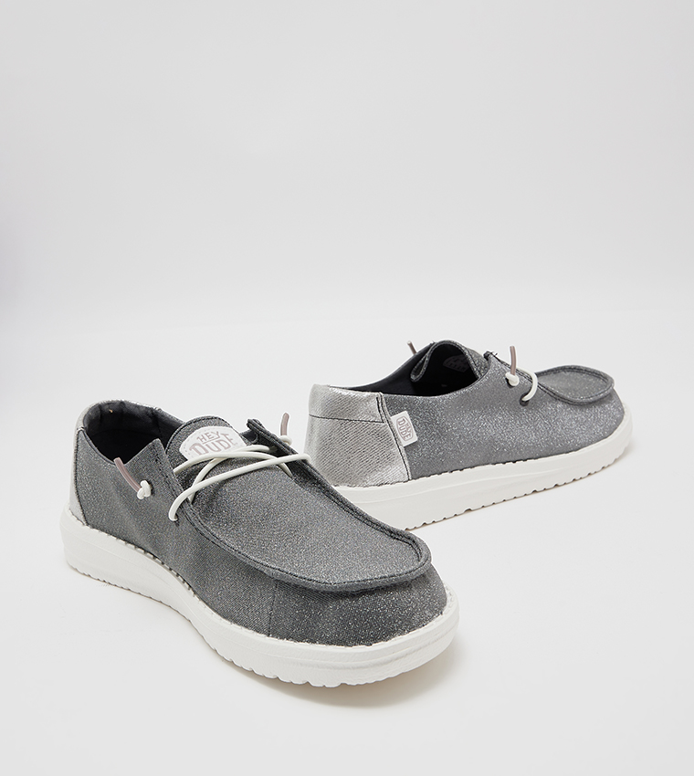 WENDY Metallic Slip-On Casual Shoes