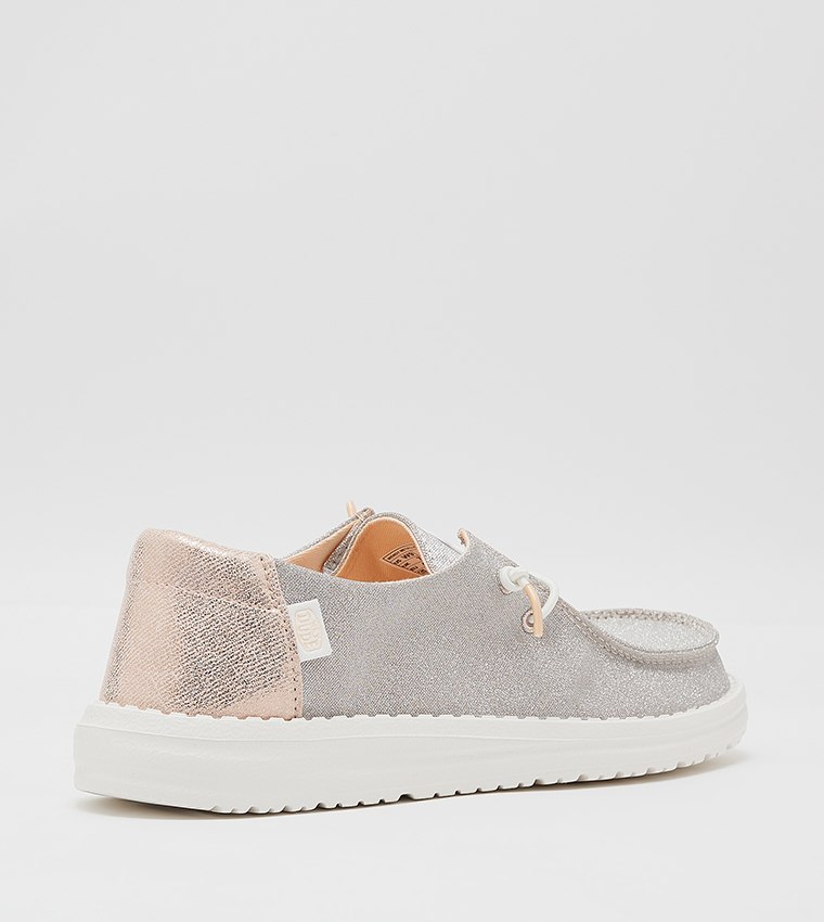 WENDY Metallic Slip-On Casual Shoes