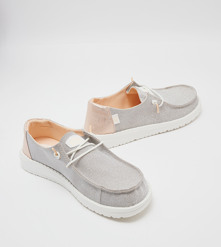 WENDY Metallic Slip-On Casual Shoes