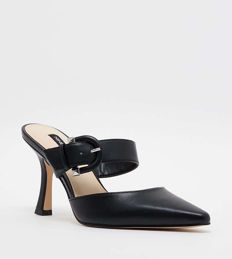 Nine west cheap black mules