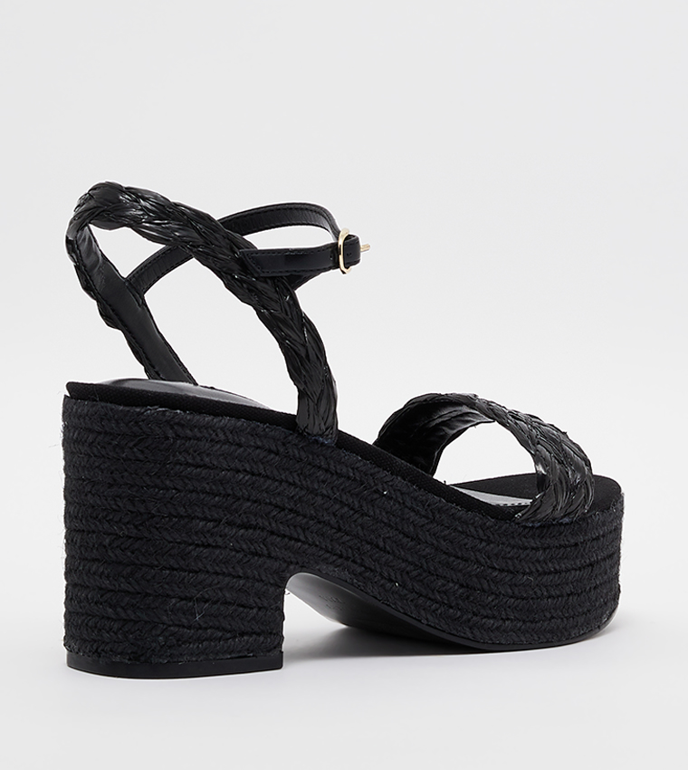 Braided strap heels best sale