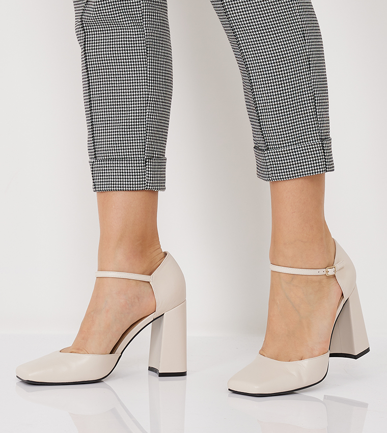 Chunky on sale heel shoes