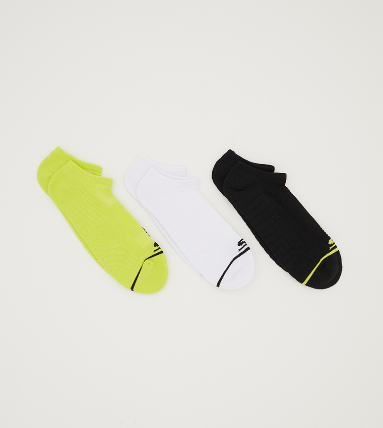 Pack of 3 Knitted Ankle Socks