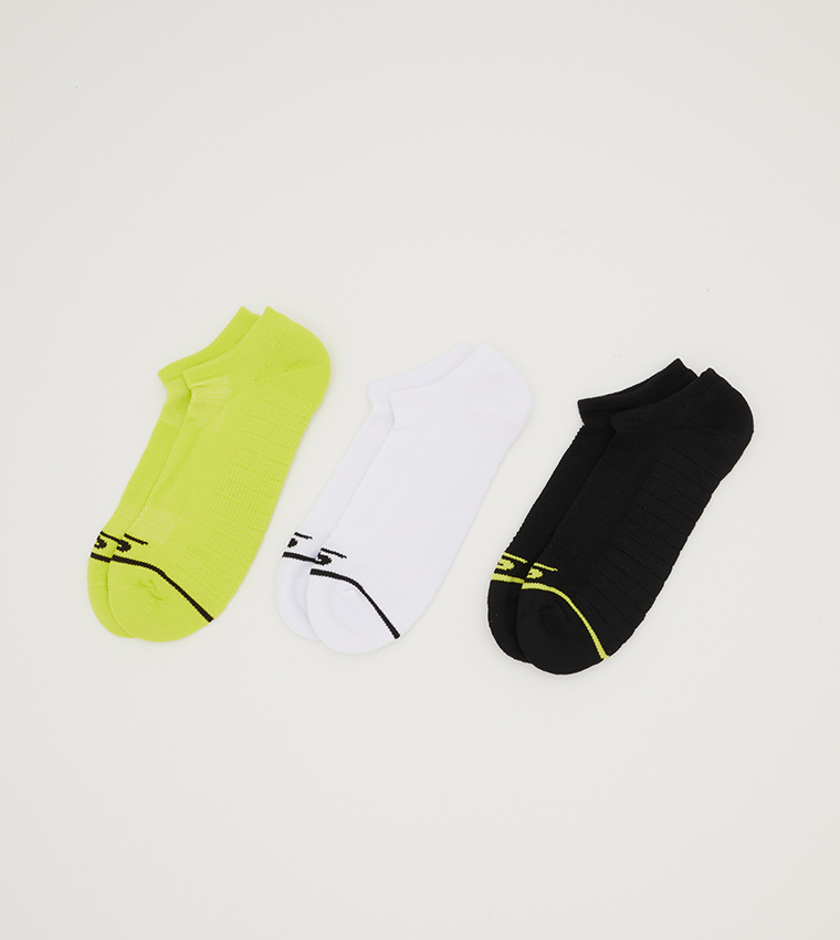 Pack of 3 Knitted Ankle Socks