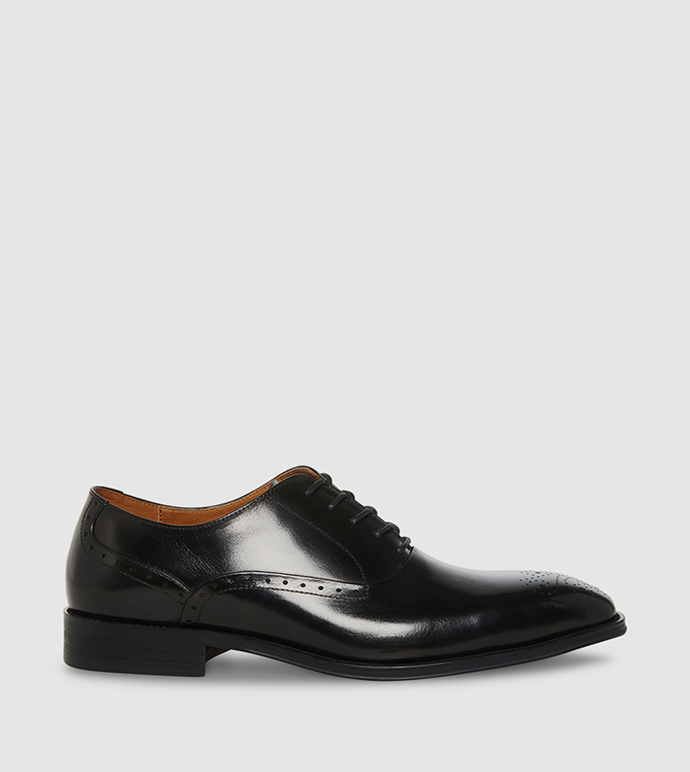 ZATE Almond Toe Oxford Shoes