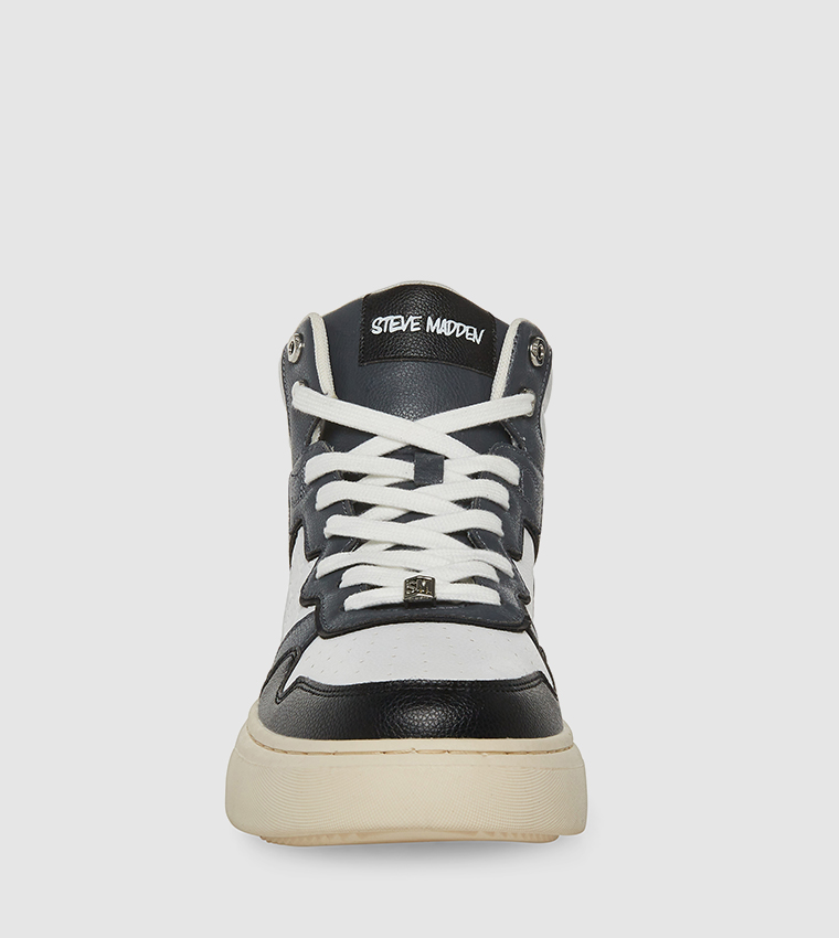 Steve madden grey 2025 high top sneakers