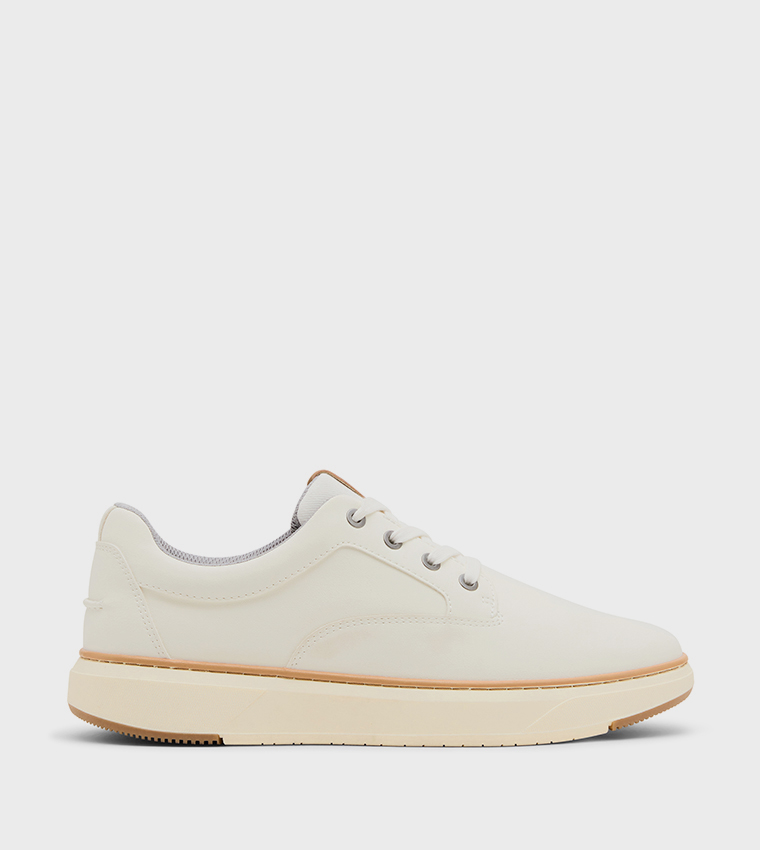 PYTHONN Textured Low-Top Sneakers