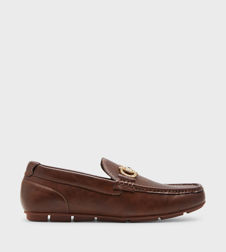 M-SEALLO Metal Accent Loafers