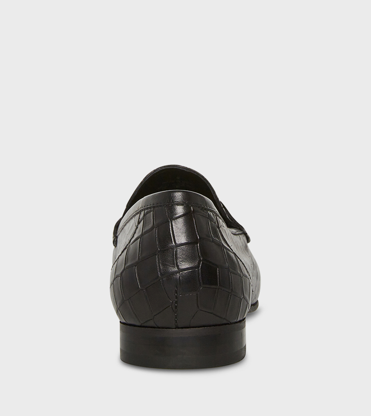 CAROLINA Croc Textured Loafers