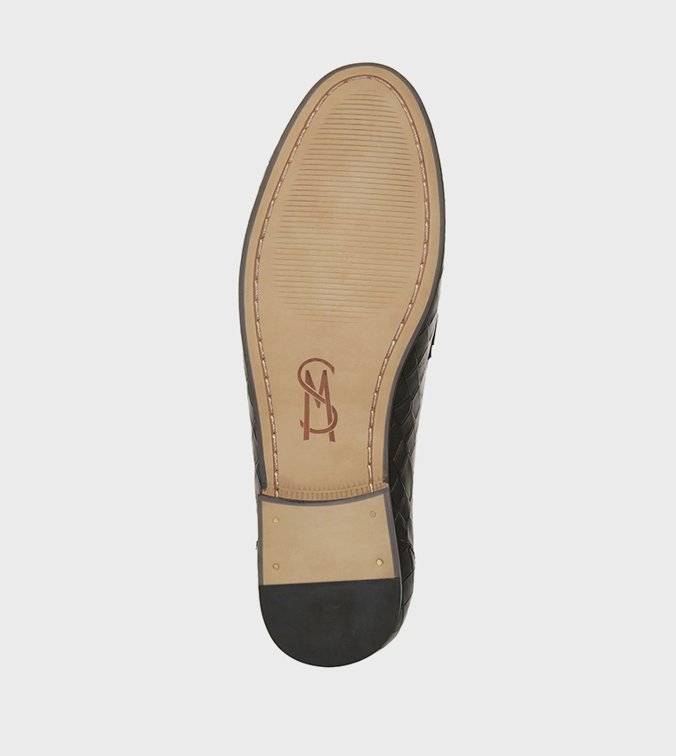 CAROLINA Croc Textured Loafers