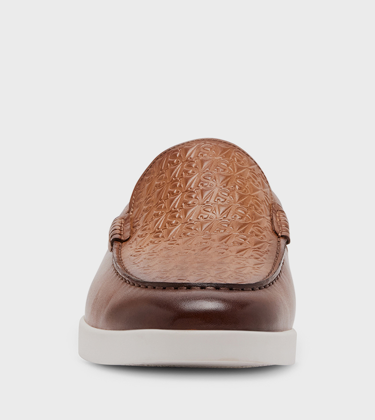MARSDEN Logo Detail Loafers