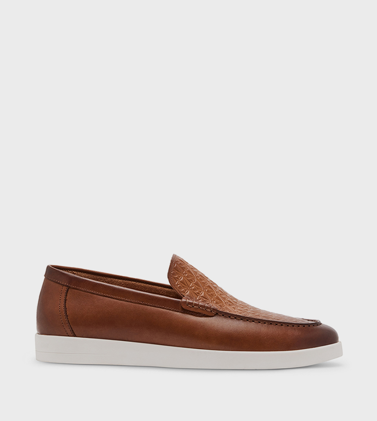 MARSDEN Logo Detail Loafers