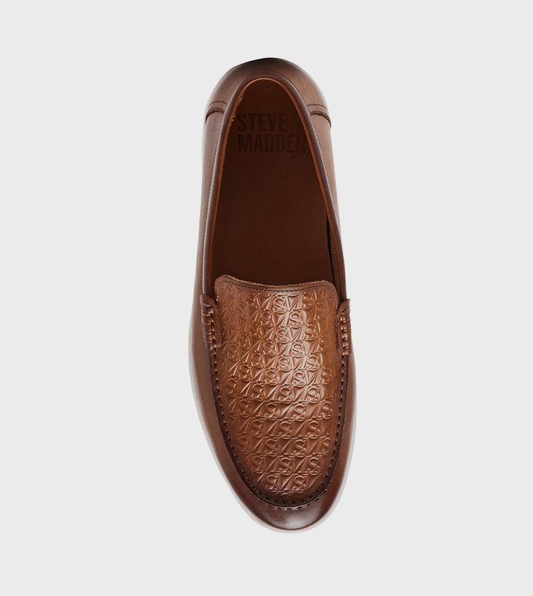 MARSDEN Logo Detail Loafers