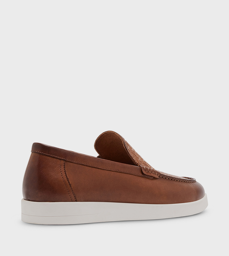 MARSDEN Logo Detail Loafers