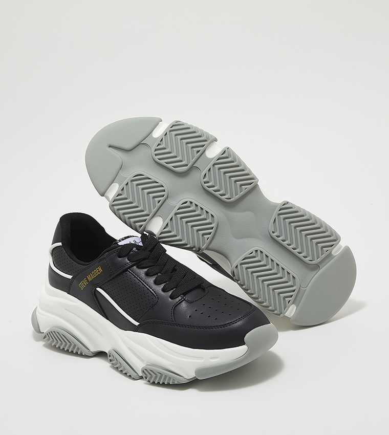 PARK Logo Printed Lace-Up Sneakers