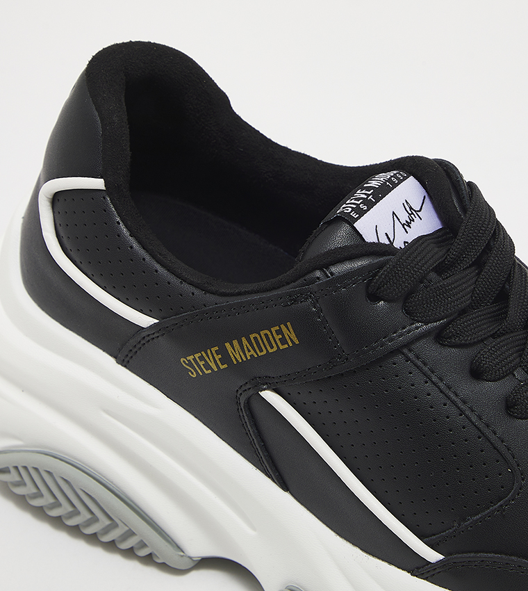 PARK Logo Printed Lace-Up Sneakers