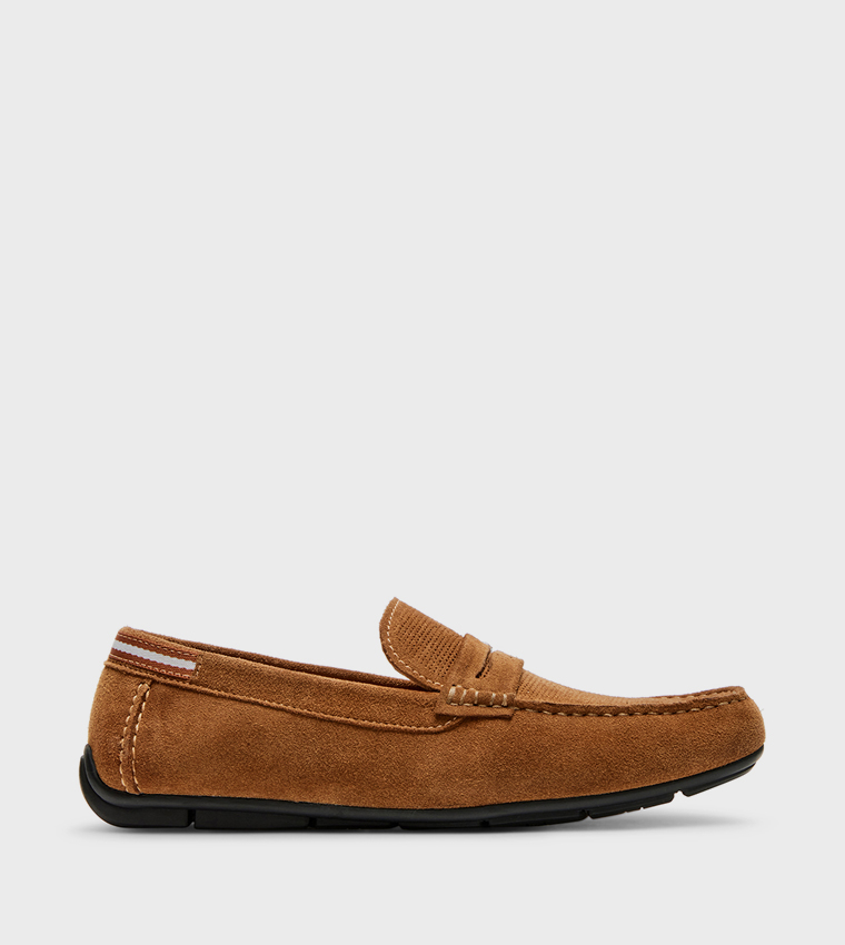 YANDEN Solid Loafers