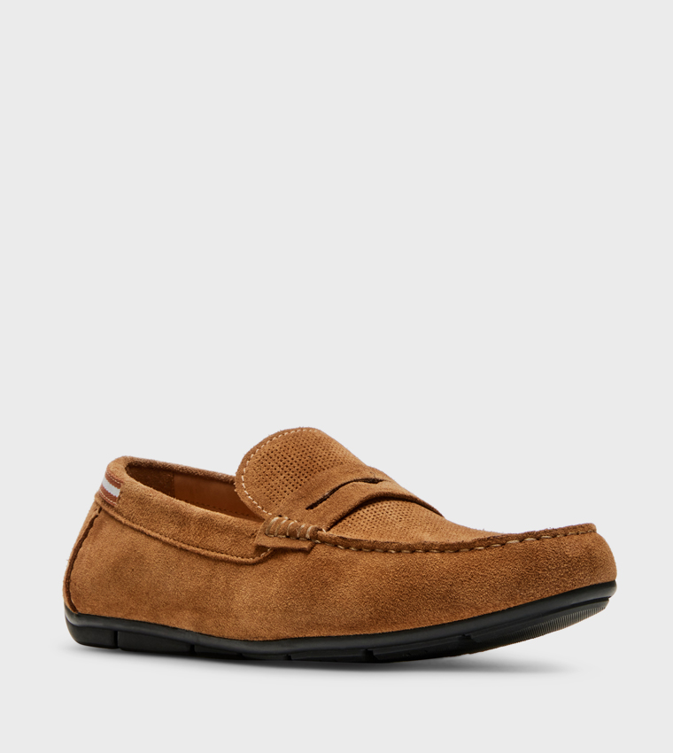 YANDEN Solid Loafers