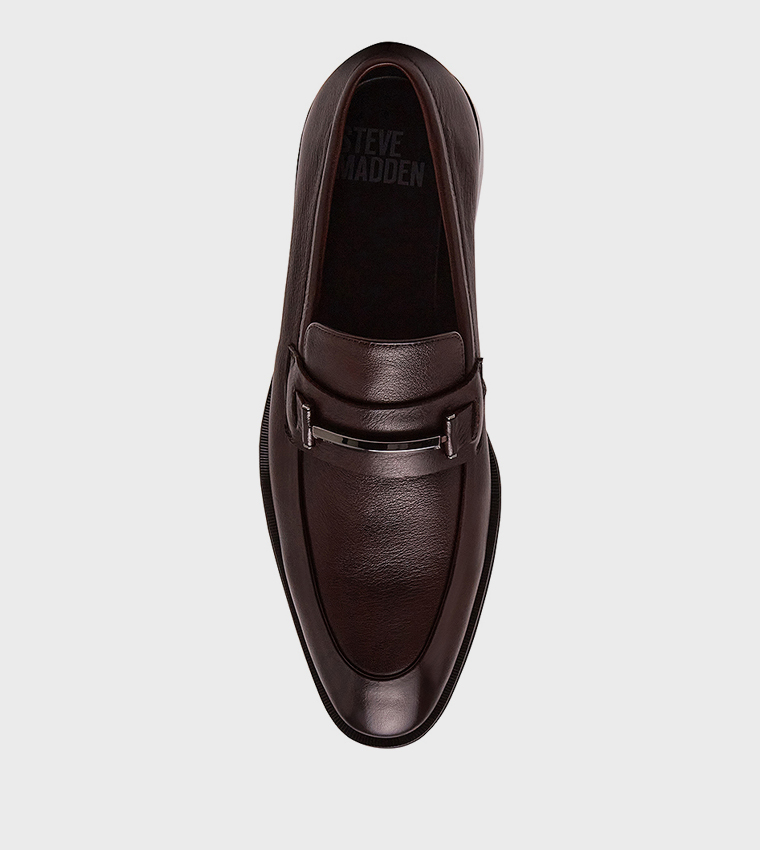 BARTTON Metal Accent Formal Slip-On Shoes