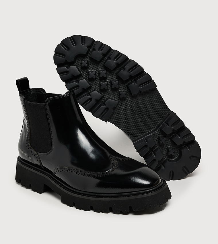 ONFIRE Glossy Chelsea Boots