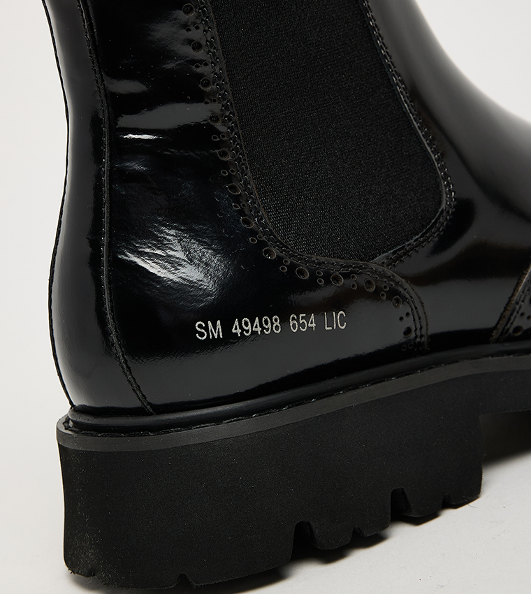 ONFIRE Glossy Chelsea Boots