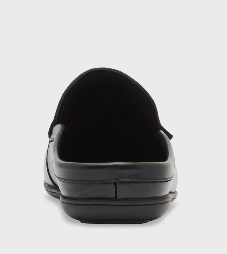 HARRISBURG Textured Mule Loafers