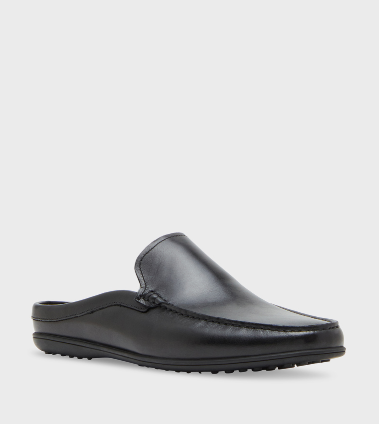 HARRISBURG Textured Mule Loafers