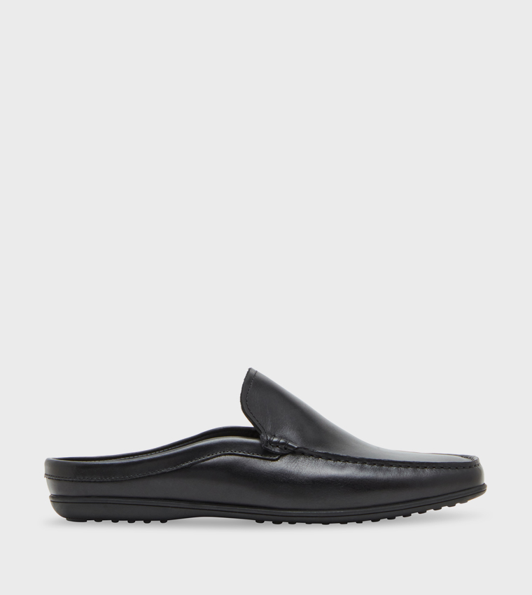HARRISBURG Textured Mule Loafers
