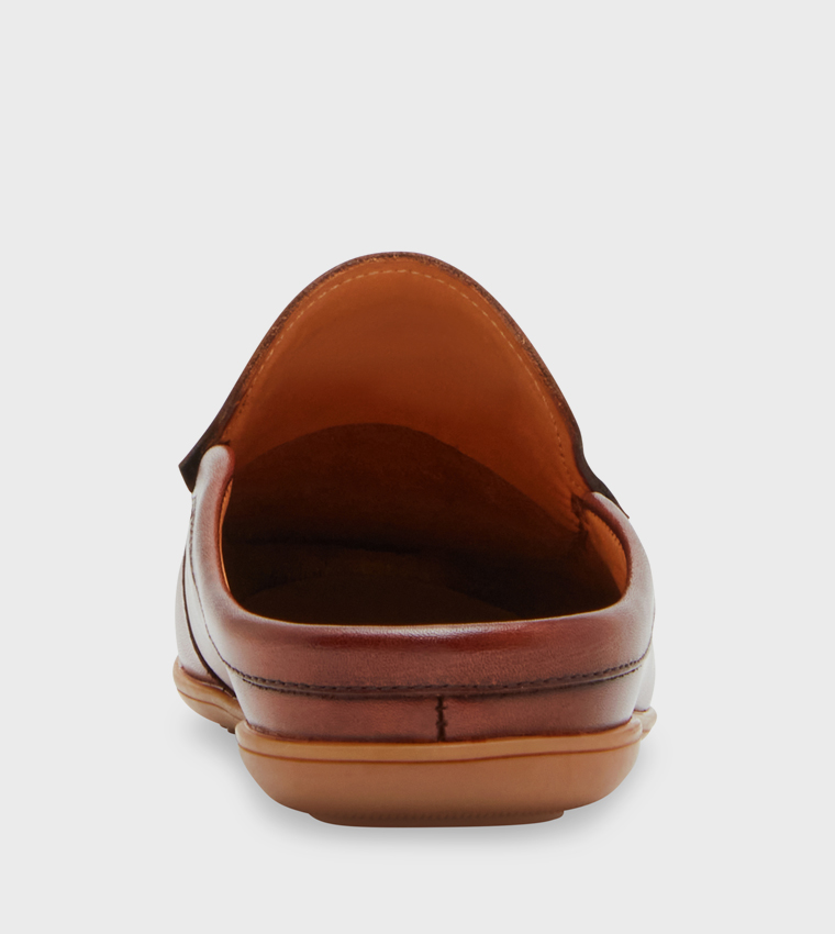 HARRISBURG Textured Mule Loafers