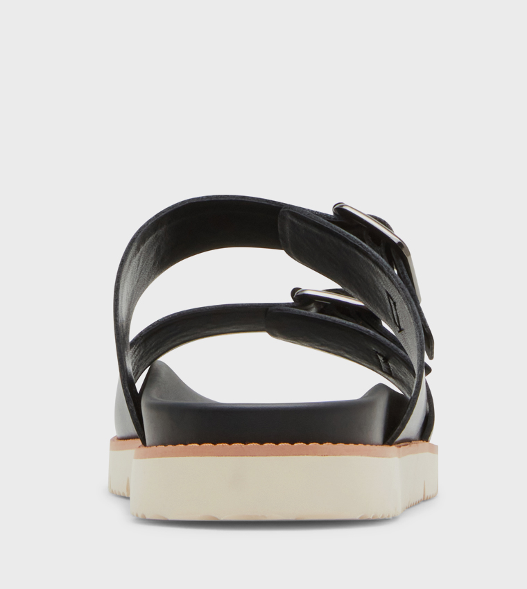 CORBAN Double Buckled Comfort Sandals