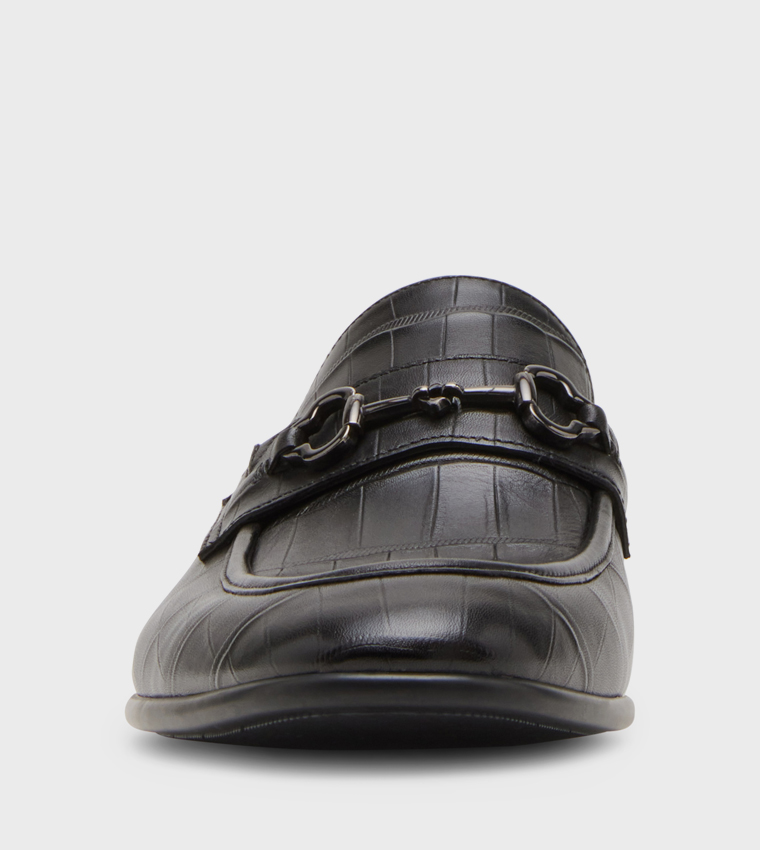SWAZZEY-C Metal Accent Loafers
