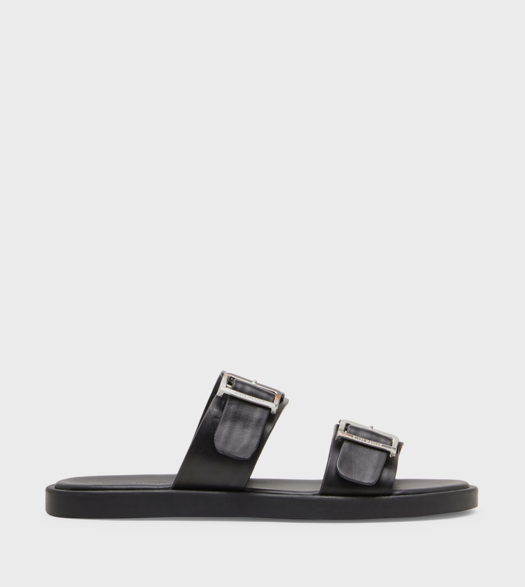 GRITTY Double Buckled Comfort Sandals