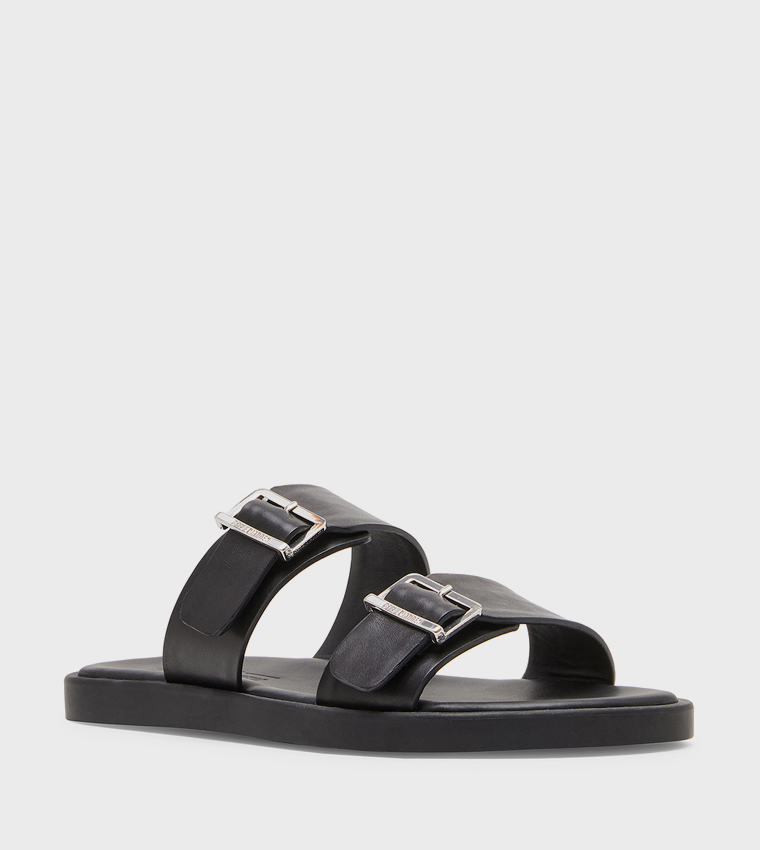 GRITTY Double Buckled Comfort Sandals