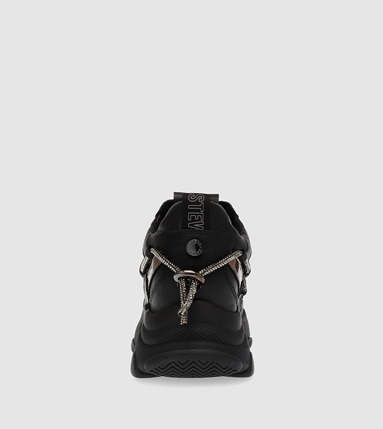 Buy Steve Madden MOTOCROSS Embellished Lace Up Sneakers In