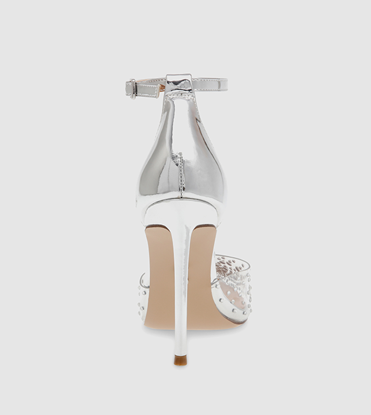 RAVAGED Embellished D'Orsay Heel Sandals