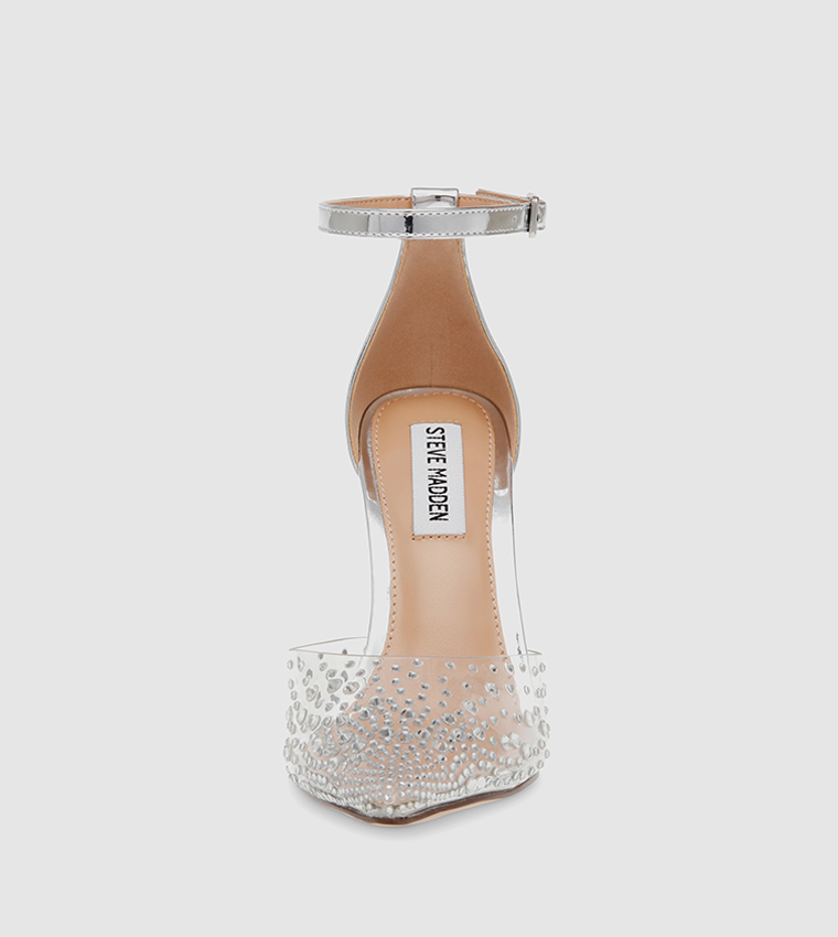 RAVAGED Embellished D'Orsay Heel Sandals