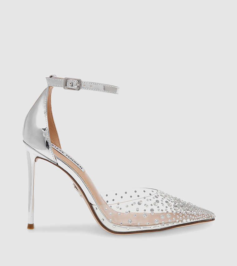 RAVAGED Embellished D'Orsay Heel Sandals